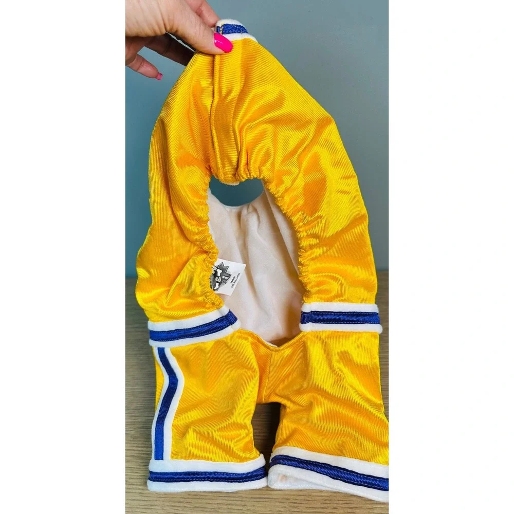 Show & Tail The Ball Hog Dog Basketball Costume Large L Yellow Halloween